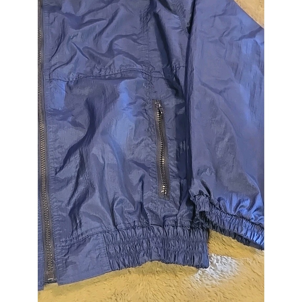 Vtg 90s Nabisco Jacket Mens XL Blue White Windbreaker Corporate Promo Advertisin - Picture 10 of 14